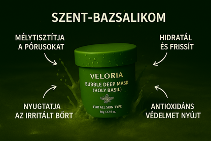 Holy-Basil Bubble Deep Maszk