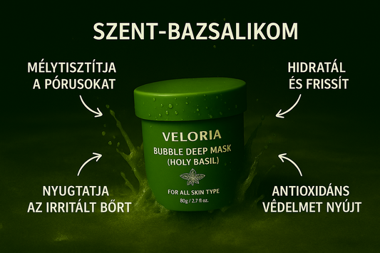 Holy-Basil Bubble Deep Maszk